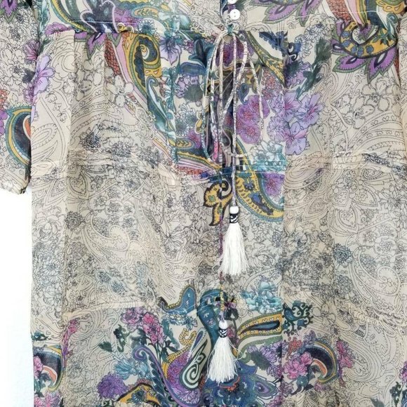 Jiffunny Do Womens A Line Dress Beige Floral Midi - Picture 11 of 12